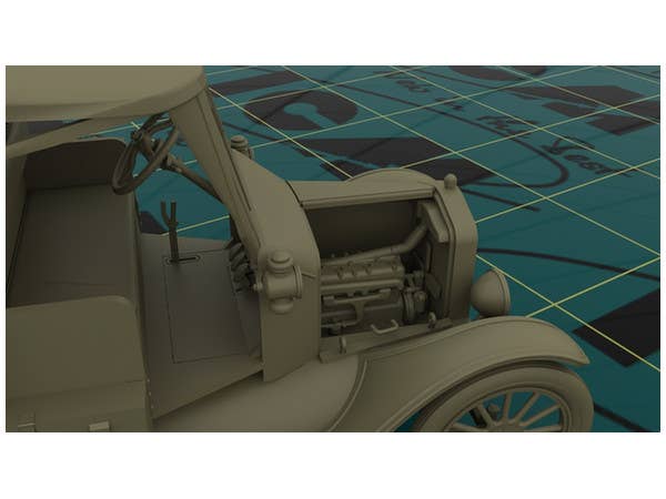 ICM 1/35 Model T 1917 Ambulance, WWI American Car | 4823044404056