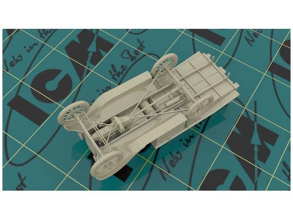 ICM 1/35 Model T 1917 Ambulance (early), WWI AAFS Car | 4823044405121