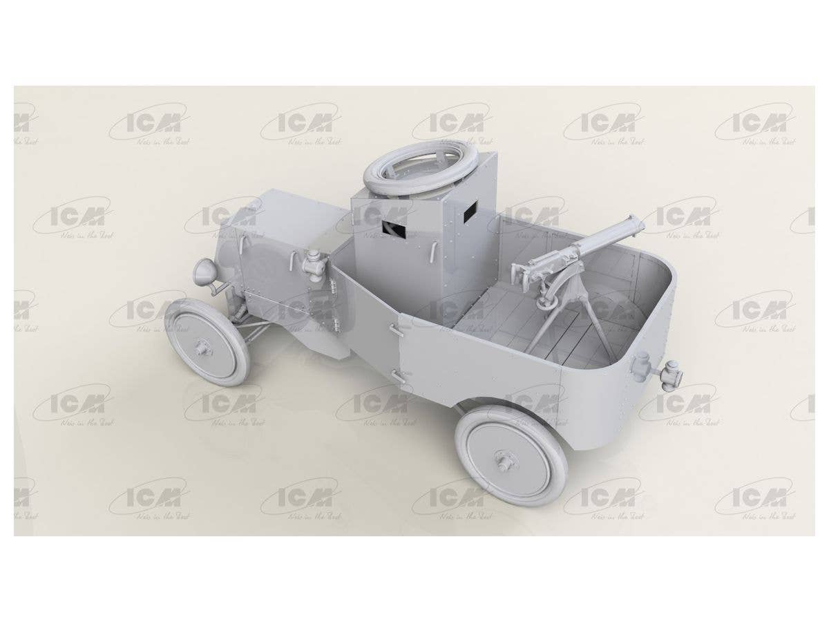 ICM 1/35 Model T RNAS Armoured Car with WWI British Tank Crew | 4823044406562