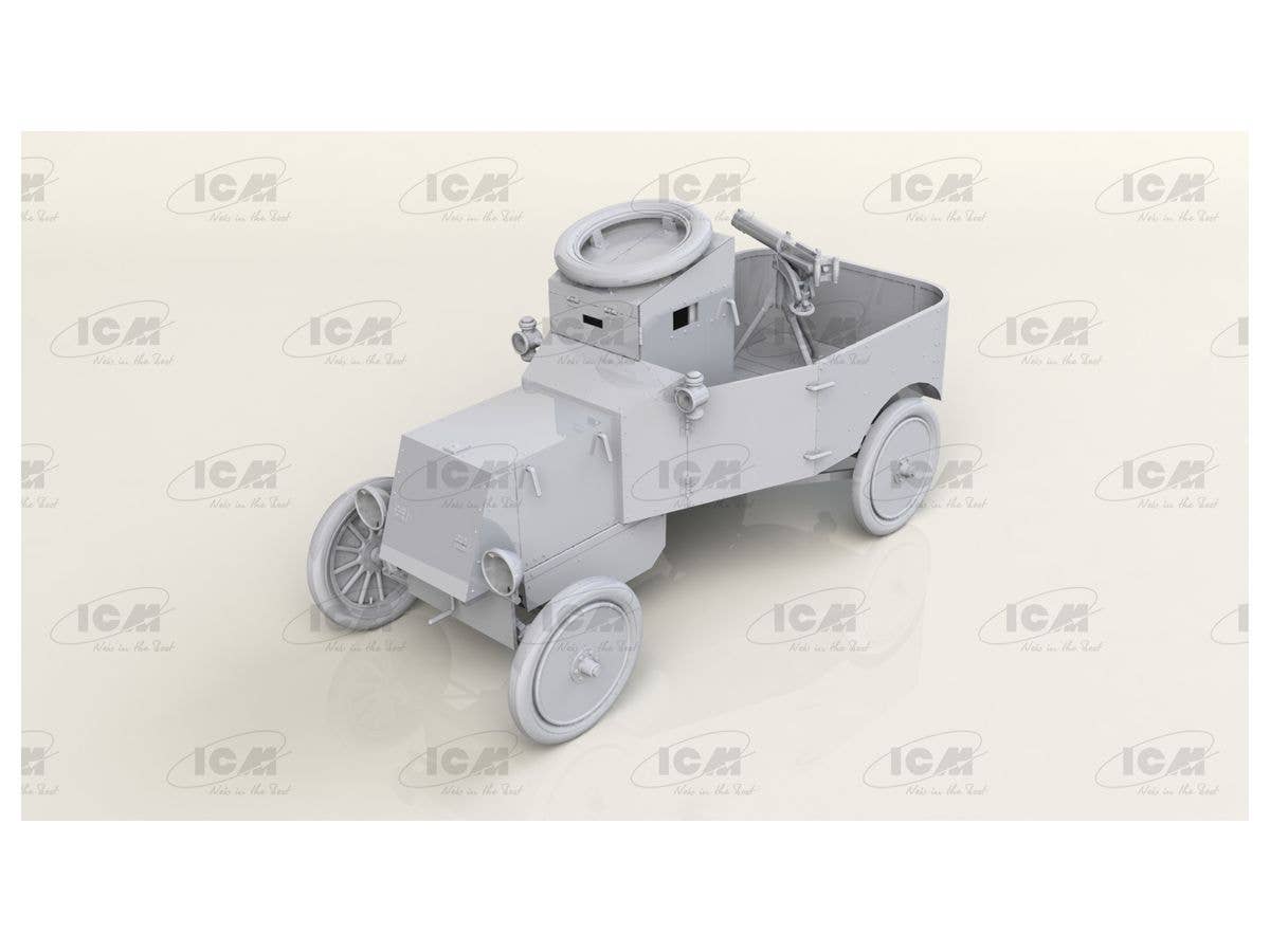 ICM 1/35 Model T RNAS Armoured Car with WWI British Tank Crew | 4823044406562