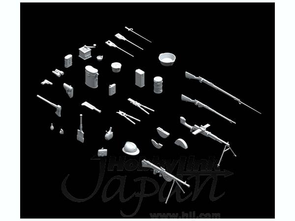 ICM 1/35 WWI French Infantry Weapon and Equipment | 4823044403332