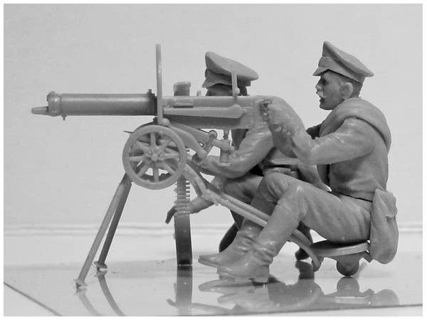 ICM 1/35 WWI Russian Maxim MG Team (2 figures) | 4823044404773