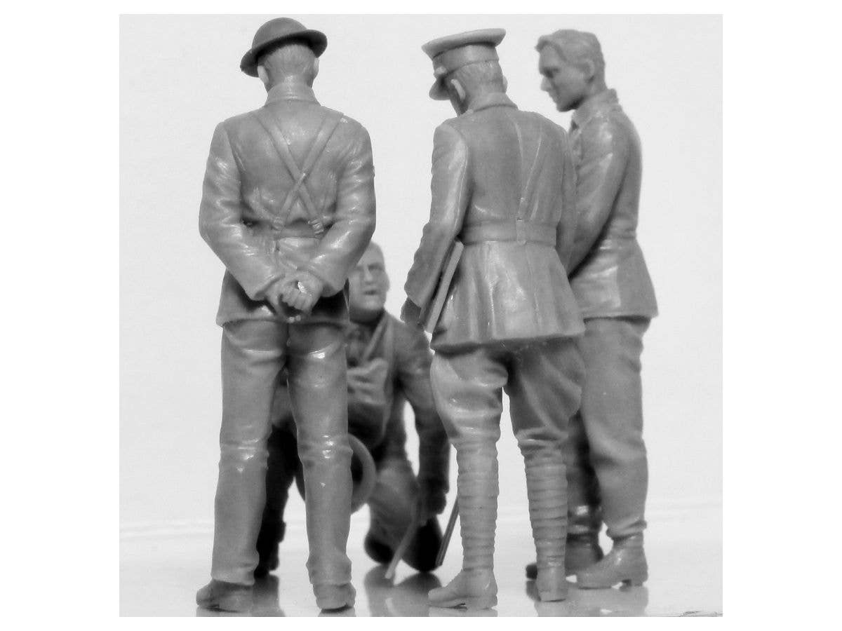ICM 1/35 WWI British Tank Crew (4 figures) (100% new molds) | 4823044405565