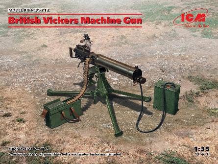 ICM 1/35 British Vickers Machine Gun 1/35 Scale | 4823044406579