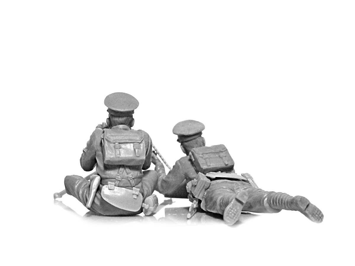 ICM 1/35 WWI British Vickers MG Crew (Vickers MG & 2 figures) (100% new molds) | 4823044406159