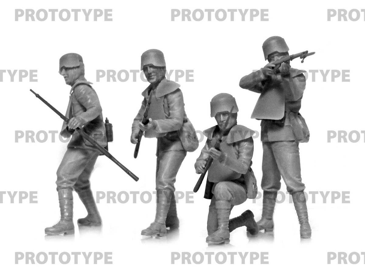 ICM 1/35 WWI Italian Infantry in armor (100% new molds) | 4823044409051