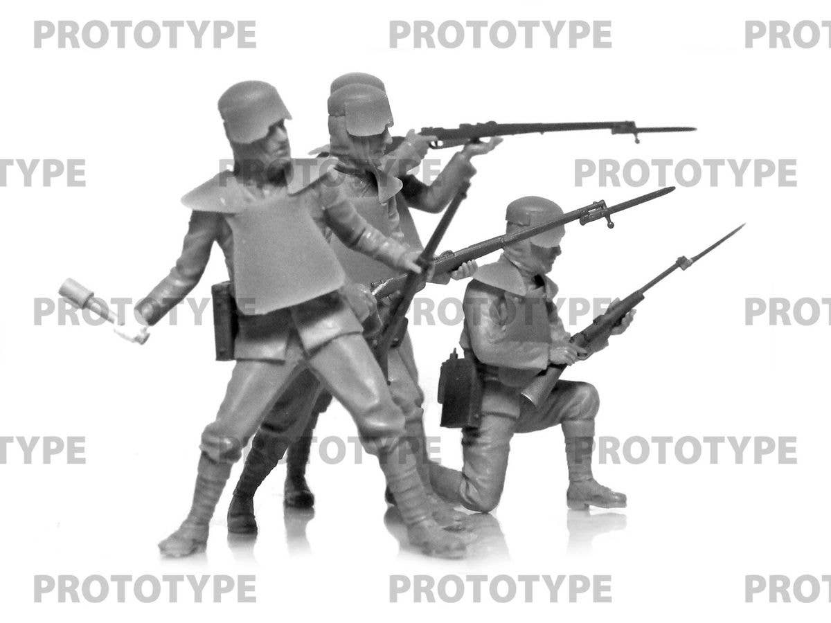 ICM 1/35 WWI Italian Infantry in armor (100% new molds) | 4823044409051