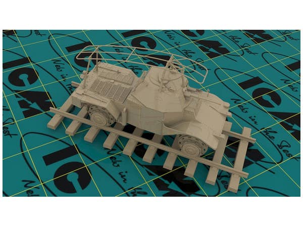 ICM Panzersphwagen P 204 (f) Railway, WWII German Armoured Vehicle | 4823044404322