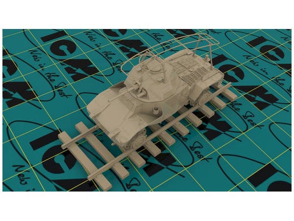 ICM Panzersphwagen P 204 (f) Railway, WWII German Armoured Vehicle | 4823044404322