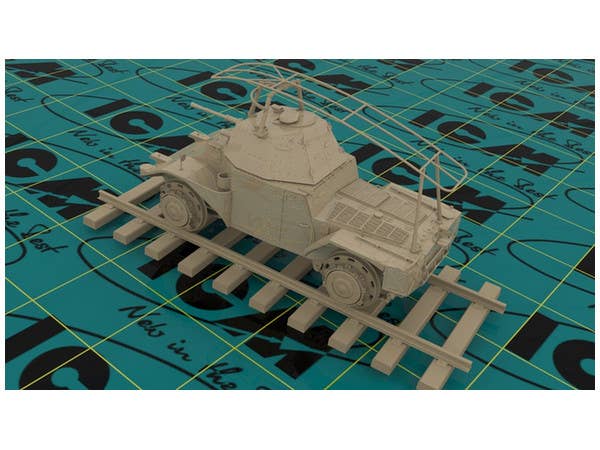ICM Panzersphwagen P 204 (f) Railway, WWII German Armoured Vehicle | 4823044404322