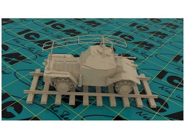 ICM Panzersphwagen P 204 (f) Railway, WWII German Armoured Vehicle | 4823044404322