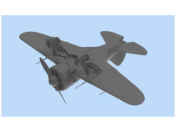 ICM 1/48 I-16 type 28, WWII Soviet Fighter | 4823044404391