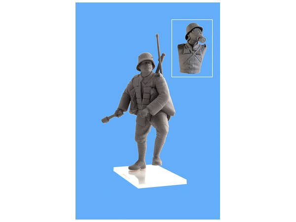 ICM 1/35 German Infantry in Gas Masks (1918) (4 figures) | 4823044404674