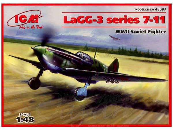ICM 1/48 LaGG-3 series 7-11, WWII Soviet Fighter | 4823044402328