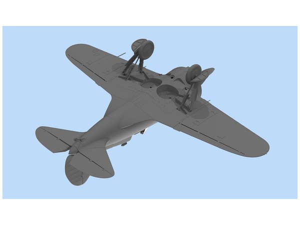 ICM 1/48 I-16 type 24, WWII Soviet Fighter | 4823044402571