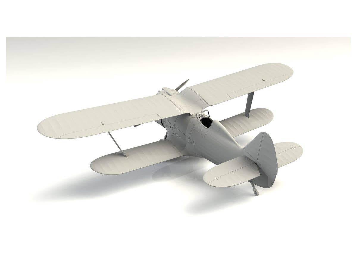 ICM I-153, WWII China Guomindang AF Fighter | 4823044405718