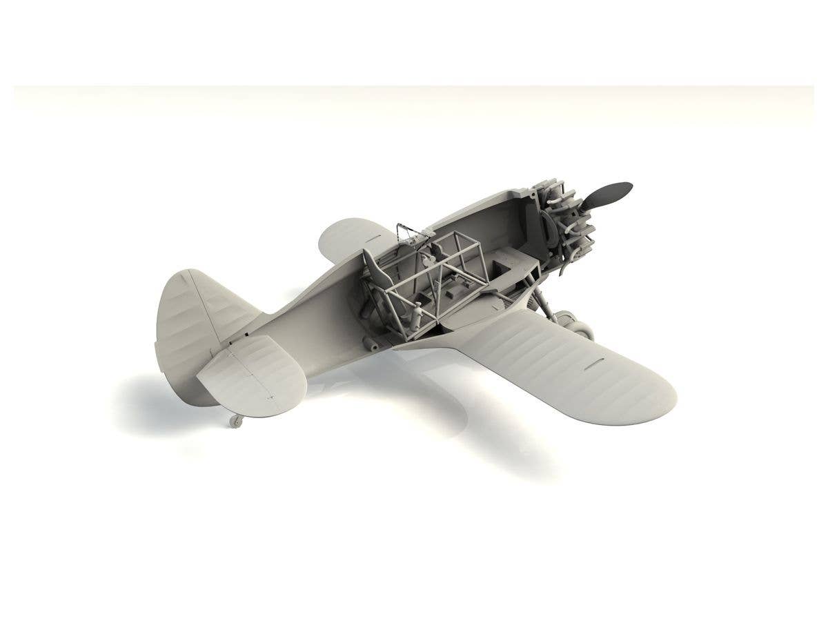 ICM I-153, WWII China Guomindang AF Fighter | 4823044405718