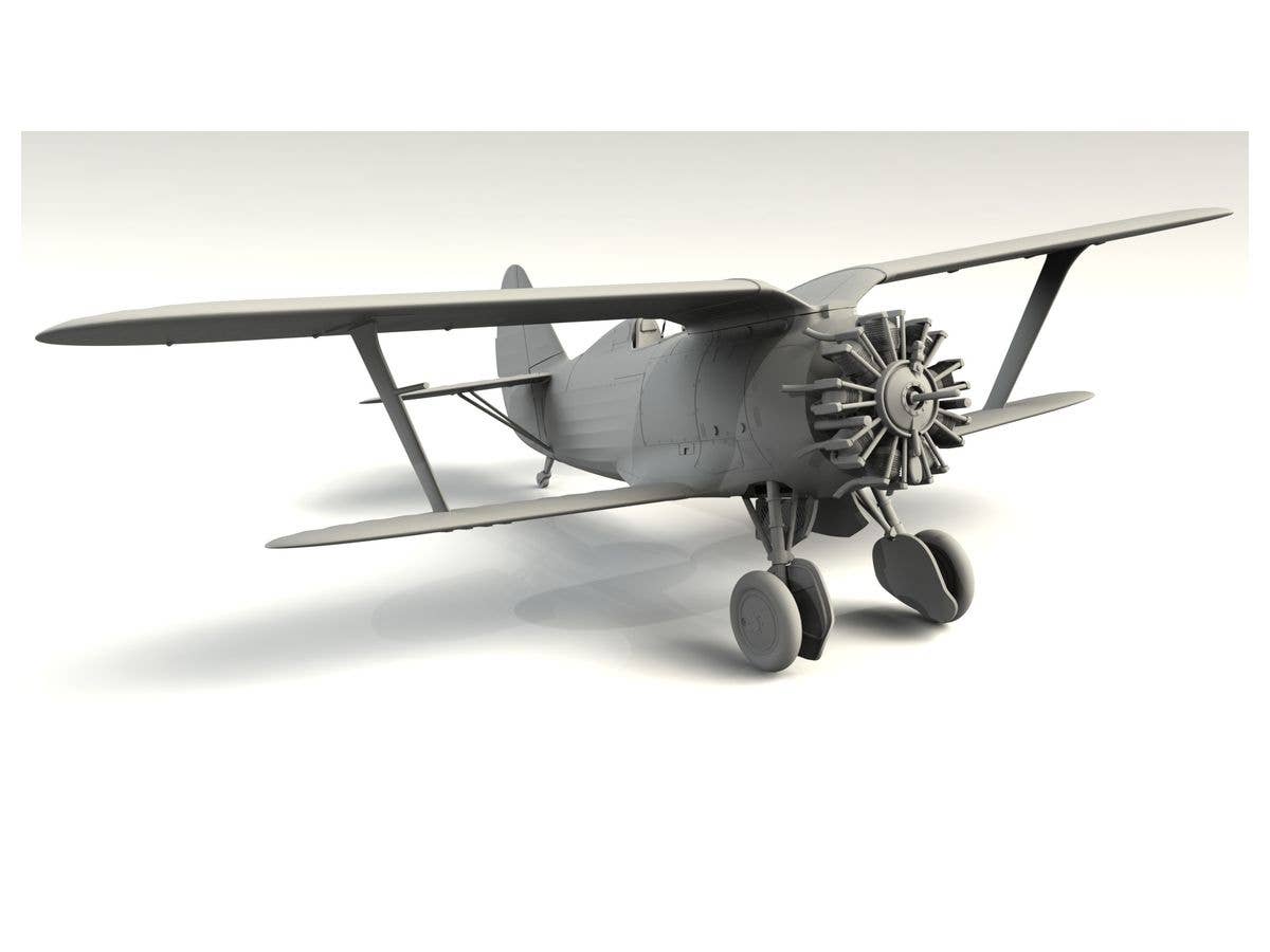 ICM I-153, WWII China Guomindang AF Fighter | 4823044405718