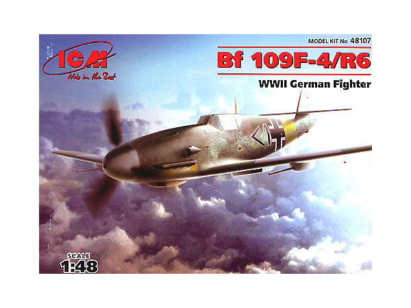 ICM 1/48 Messerschmitt Bf 109F-4/R6, WWII German Fighter | 4823044402441