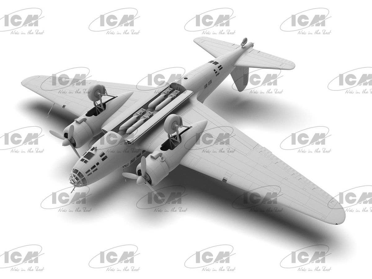 ICM 1/48 Ki-21-Ib 'Sally', Japanese Heavy Bomber (100% new molds), Aircraft | 4823044408580