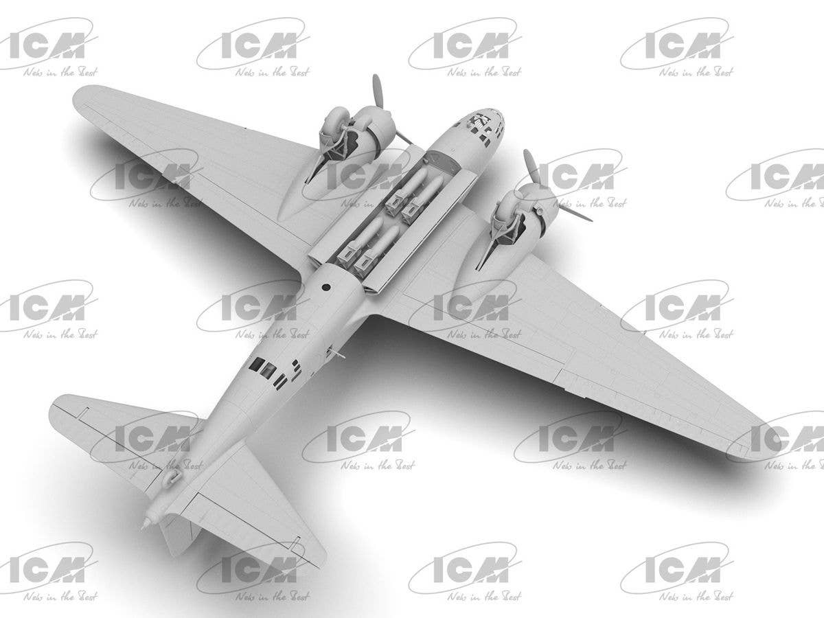 ICM 1/48 Ki-21-Ib 'Sally', Japanese Heavy Bomber (100% new molds), Aircraft | 4823044408580