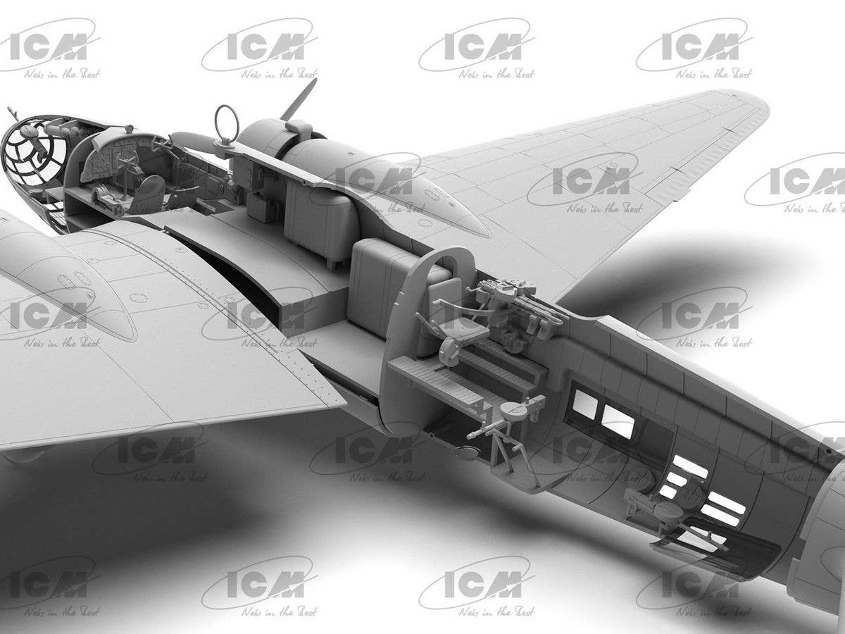 ICM 1/48 Ki-21-Ib 'Sally', Japanese Heavy Bomber (100% new molds), Aircraft | 4823044408580