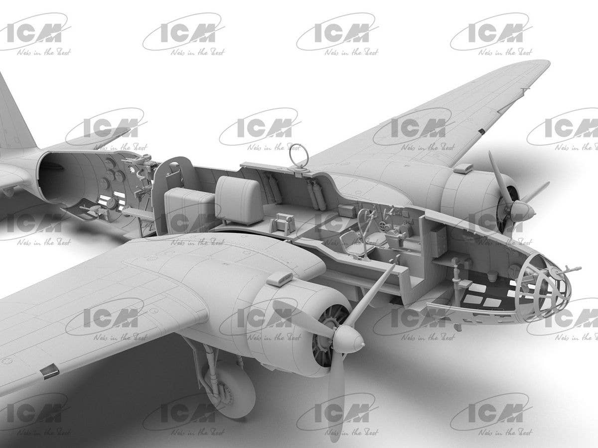 ICM 1/48 Ki-21-Ib 'Sally', Japanese Heavy Bomber (100% new molds), Aircraft | 4823044408580