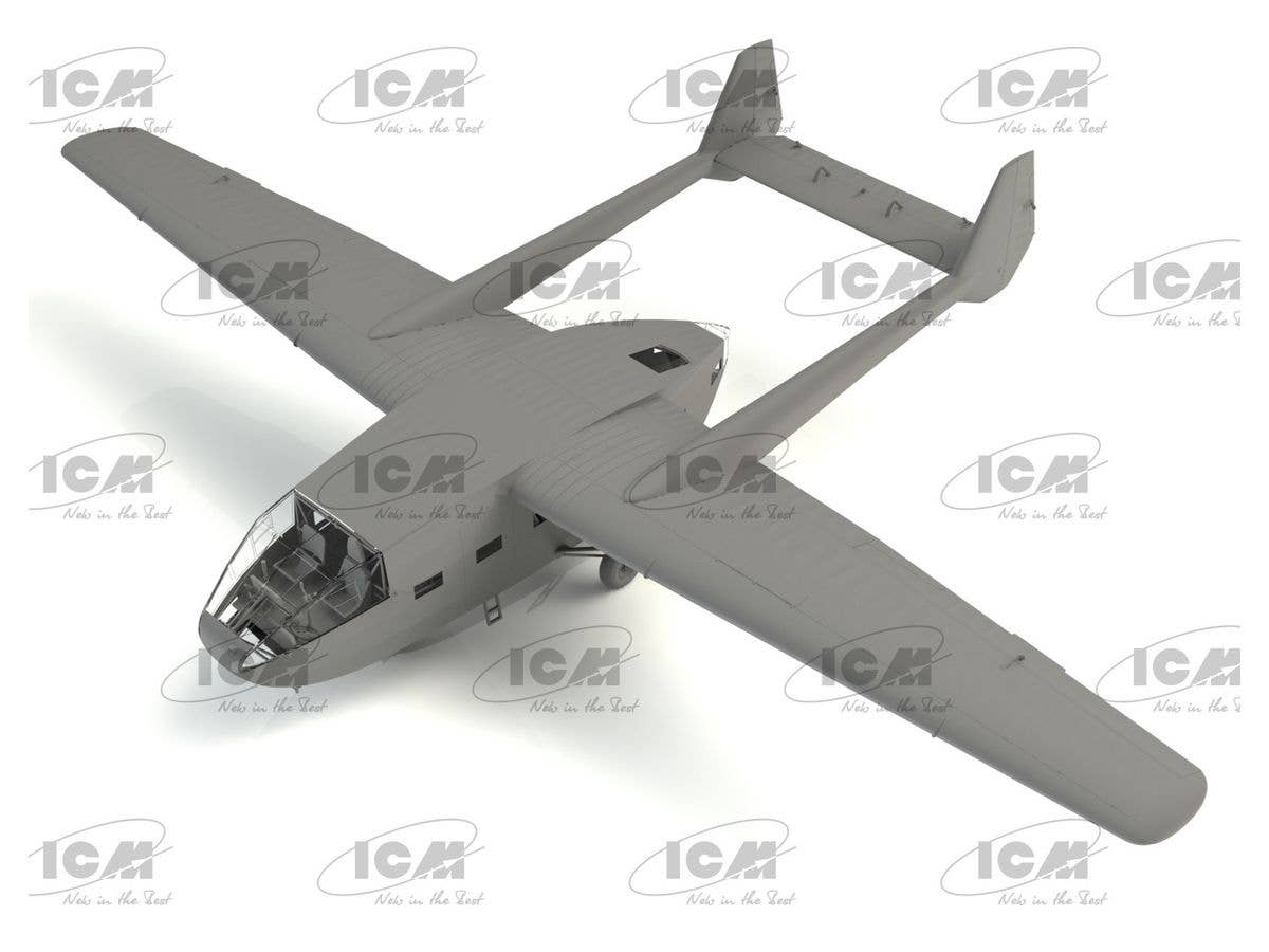 ICM 1/48 Gotha Go 242B, WWII German Landing Glider (100% new molds) | 4823044407699