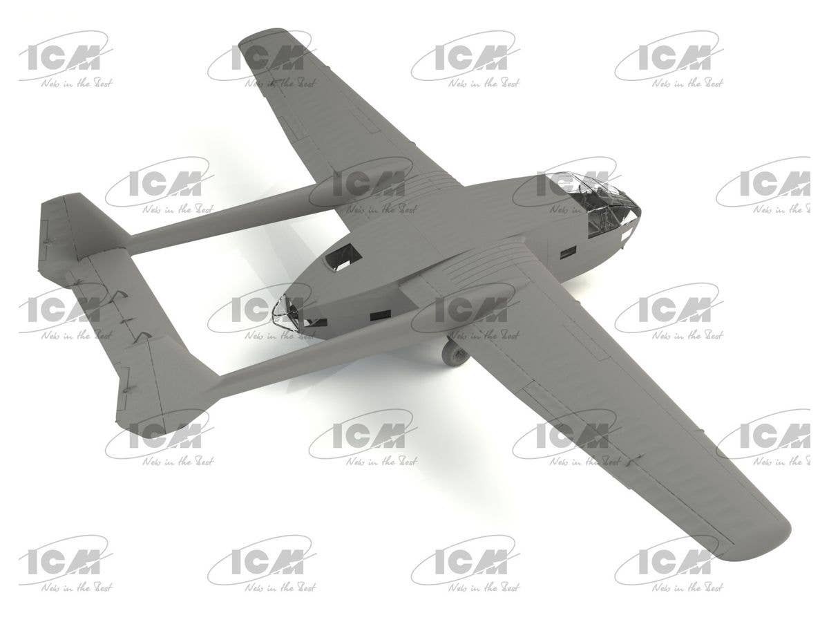 ICM 1/48 Gotha Go 242B, WWII German Landing Glider (100% new molds) | 4823044407699