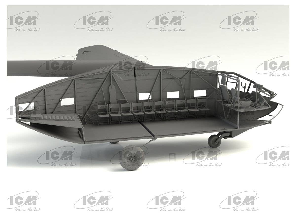 ICM 1/48 Gotha Go 242B, WWII German Landing Glider (100% new molds) | 4823044407699