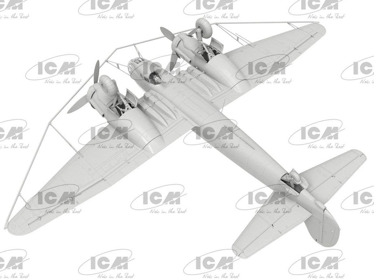 ICM 1/48 Ju-88A-8 Paravane, WWII German Aircraft | 4823044408627