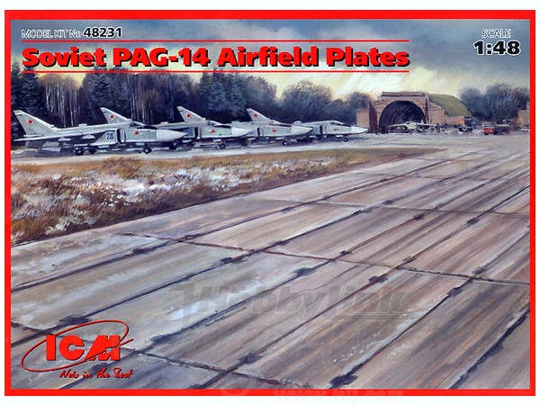 ICM 1/48 Soviet PAG-14 Airfield Plates (32 pieces) (543_324 mm) | 4823044402700