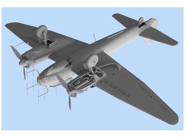 ICM 1/48 Ju 88_-6b, WWII German Night Fighter | 4823044404896