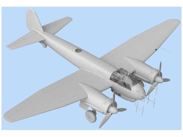 ICM 1/48 Ju 88_-6b, WWII German Night Fighter | 4823044404896