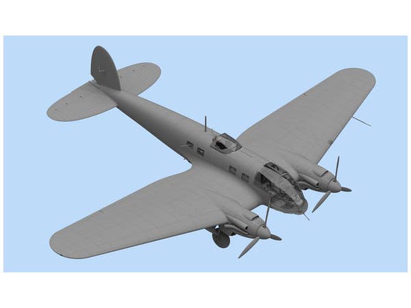 ICM 1/48 He 111H-3, WWII German Bomber | 4823044404513