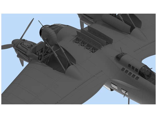 ICM 1/48 He 111H-3, WWII German Bomber | 4823044404513