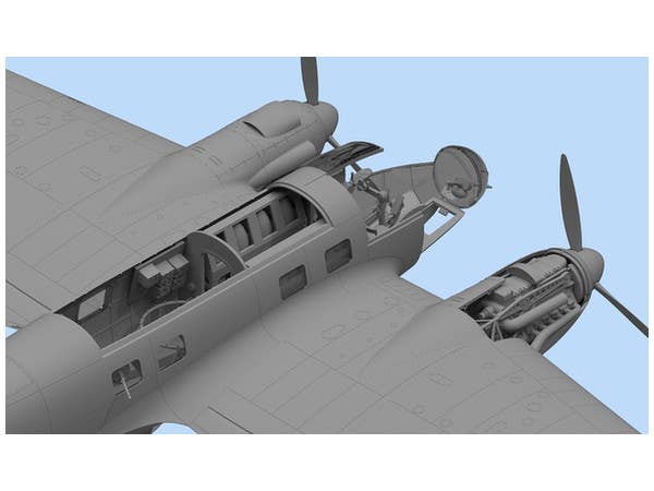 ICM 1/48 He 111H-3, WWII German Bomber | 4823044404513