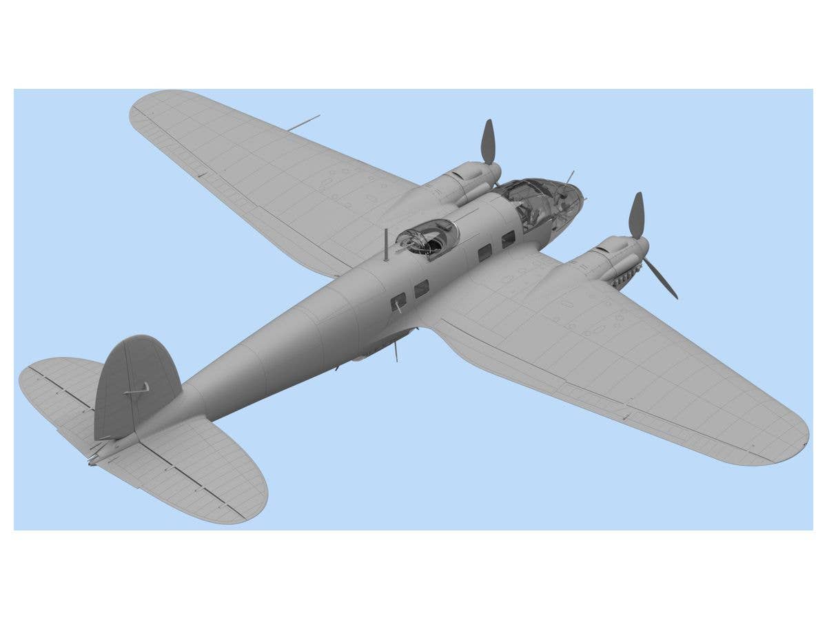 ICM 1/48 He 111H-6 North Africa, WWII German Bomber | 4823044405763