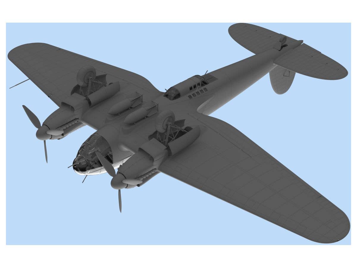 ICM 1/48 He 111H-6 North Africa, WWII German Bomber | 4823044405763