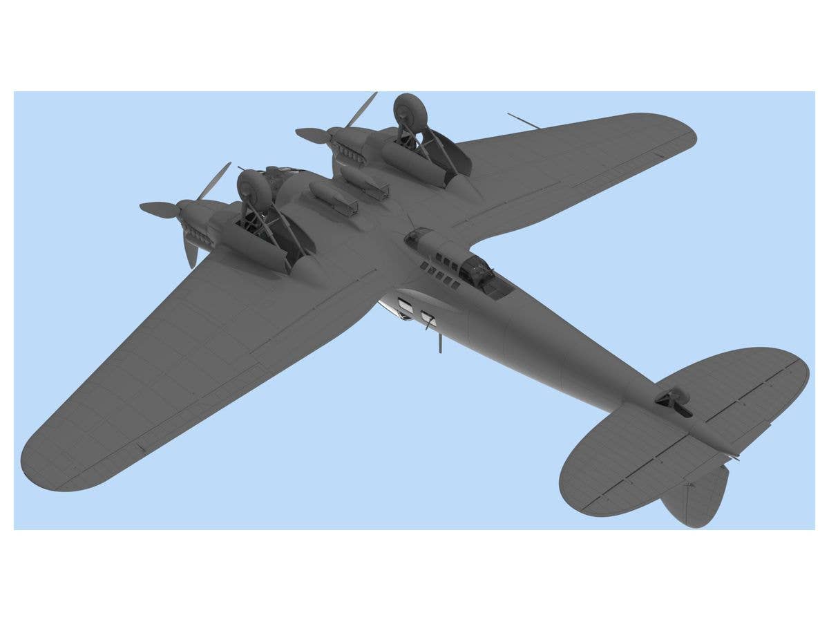 ICM 1/48 He 111H-6 North Africa, WWII German Bomber | 4823044405763