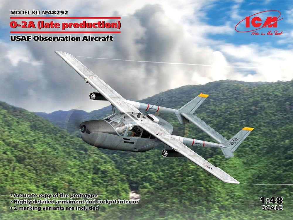 ICM 1/48 O-2A Late Production USAF Observation Aircraft | 4823044407606