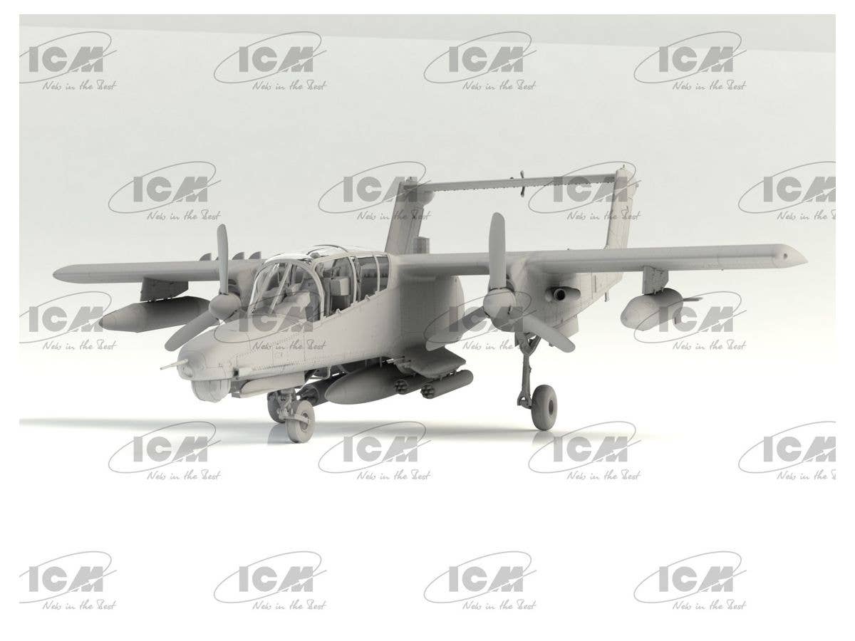 ICM 1/48 OV-10D+ Bronco, US Attack Aircraft | 4823044407729