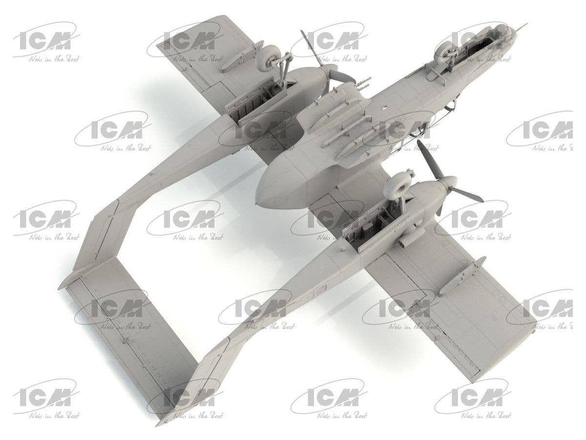 ICM 1/48 OV-10D+ Bronco, US Attack Aircraft | 4823044407729