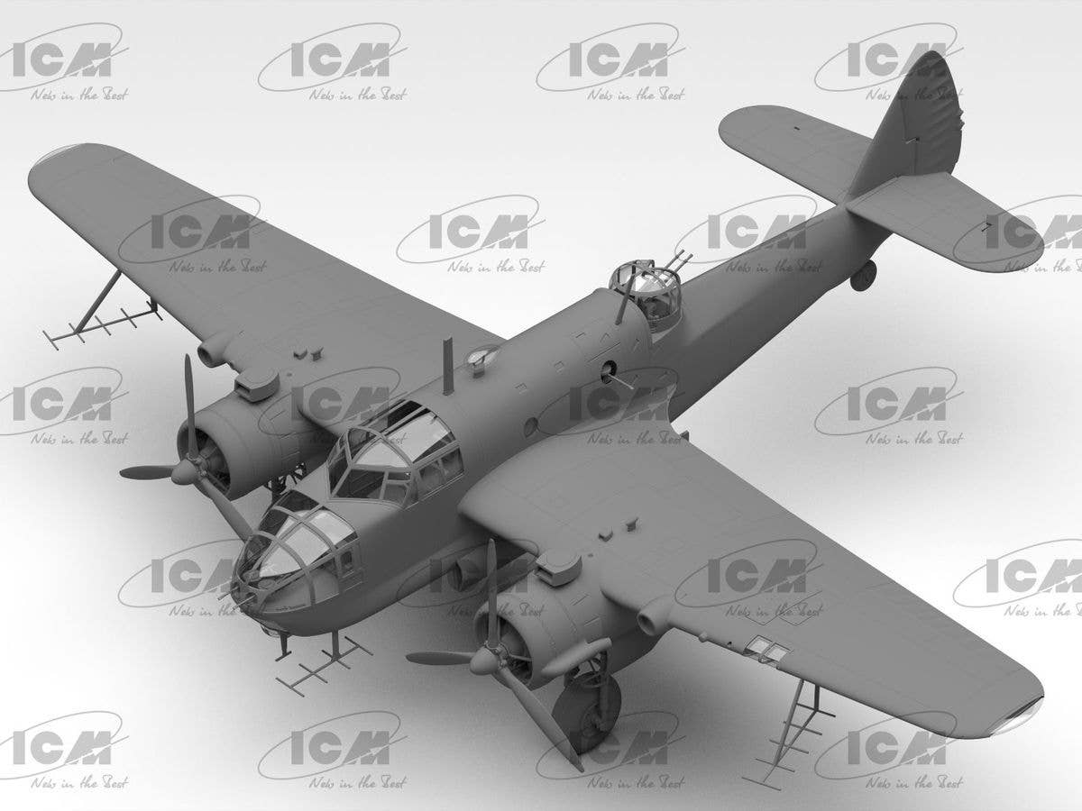 ICM 1/48 Bristol Beaufort Mk.IA with tropical filter, Aircraft | 4823044408573