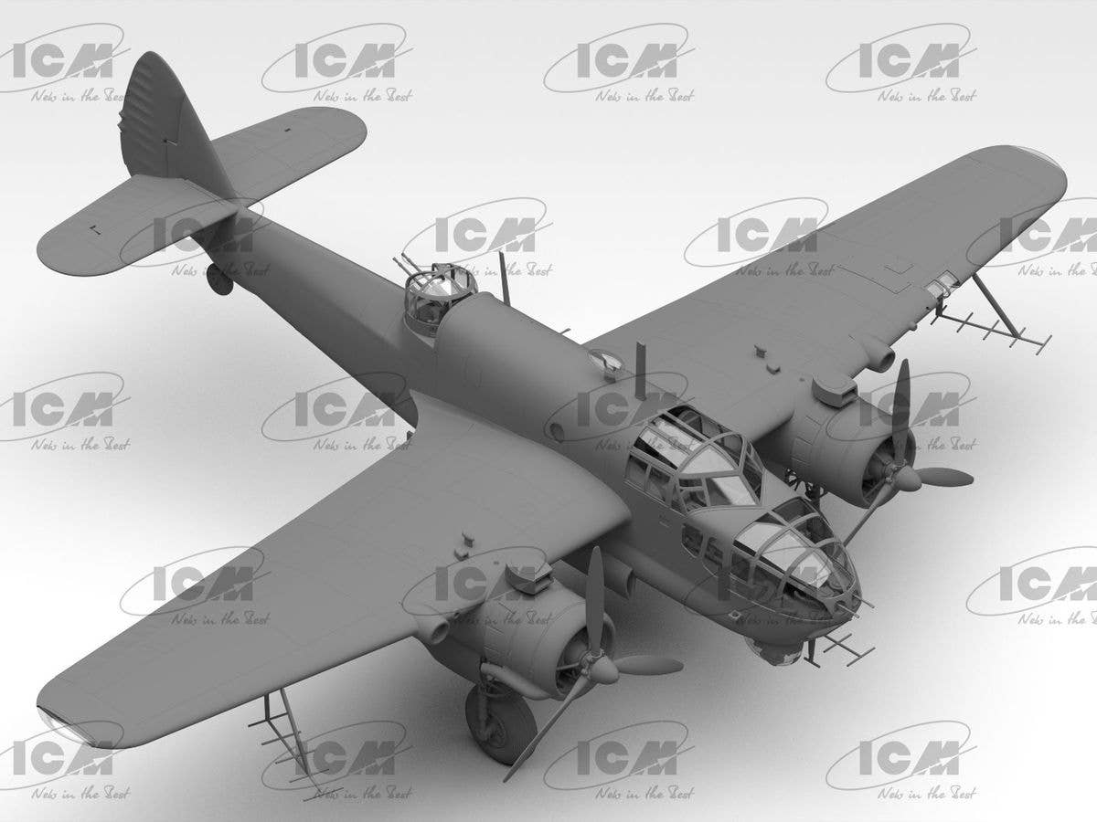 ICM 1/48 Bristol Beaufort Mk.IA with tropical filter, Aircraft | 4823044408573
