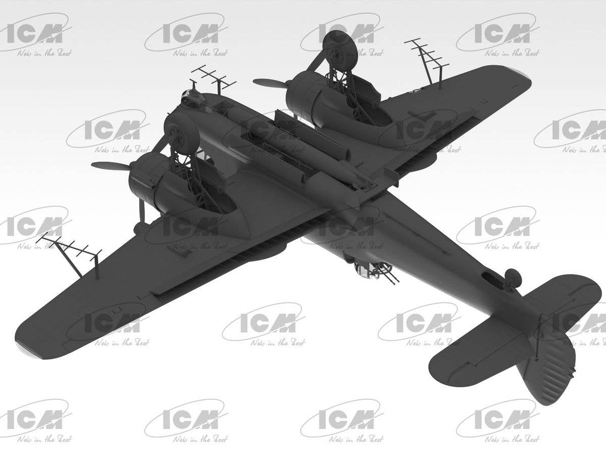ICM 1/48 Bristol Beaufort Mk.IA with tropical filter, Aircraft | 4823044408573