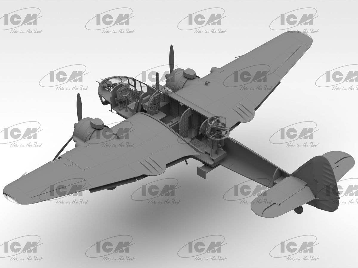 ICM 1/48 Bristol Beaufort Mk.IA with tropical filter, Aircraft | 4823044408573