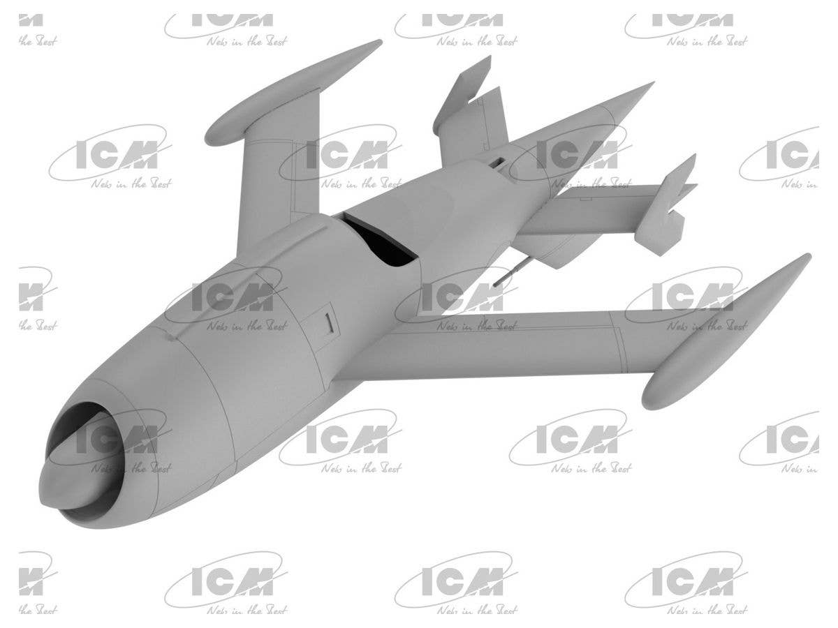 ICM 1/48 Q-2A (KDA-1) Firebee, US Drone (2 Airplanes and Pilons) | 4823044407668