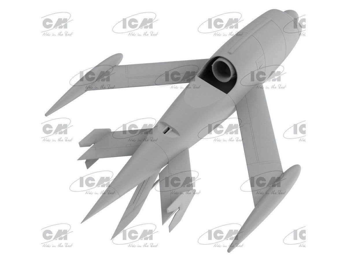 ICM 1/48 Q-2A (KDA-1) Firebee, US Drone (2 Airplanes and Pilons) | 4823044407668