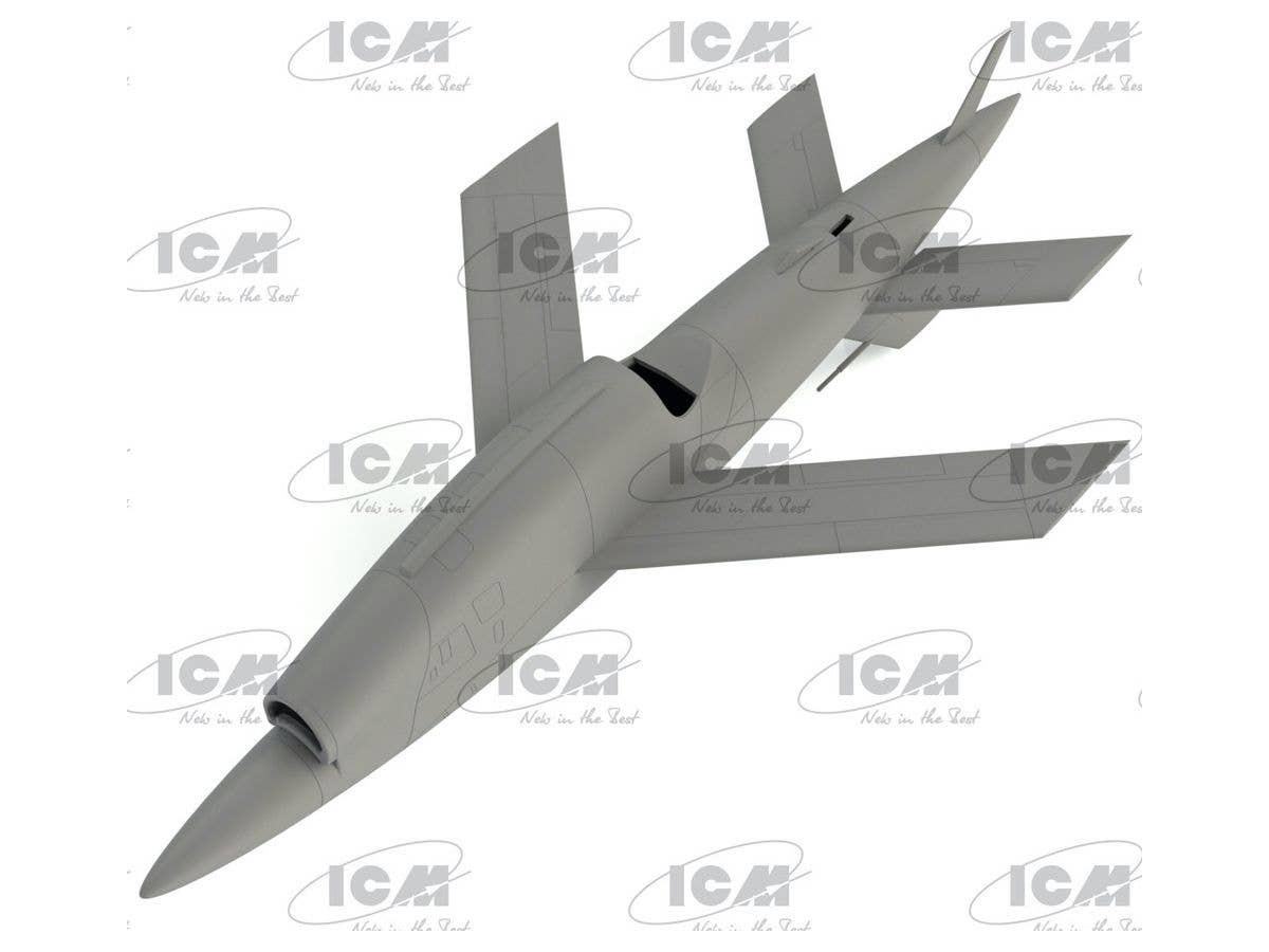 ICM 1/48 Q-2C (BQM-34A) Firebee, US Drone (2 airplanes and pilons) (100% new molds) | 4823044407675